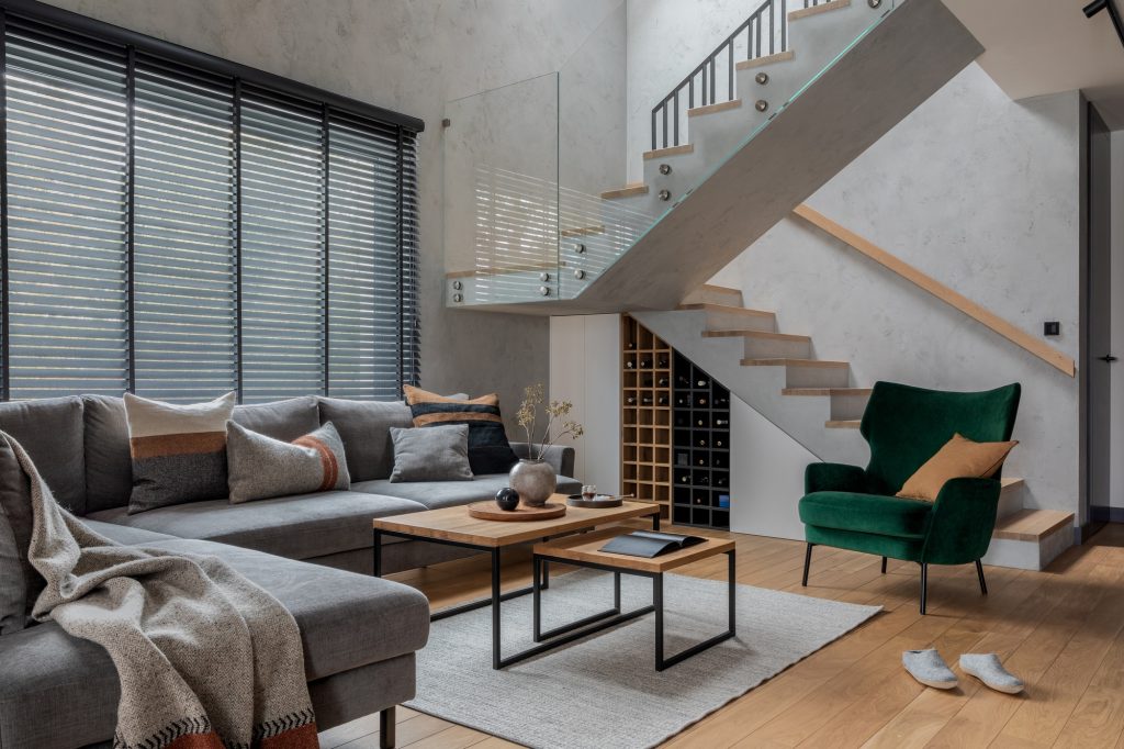Modern living room interior design