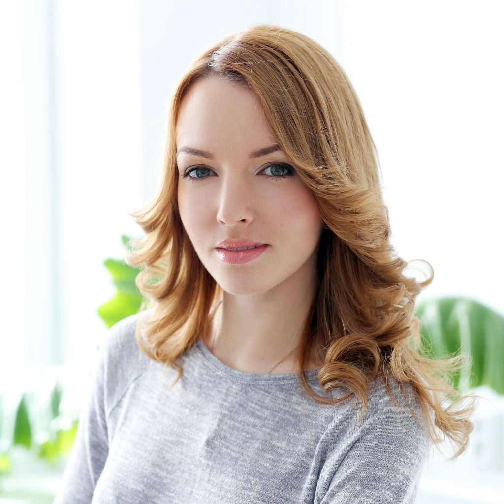 Lifestyle. Beautiful woman in the office